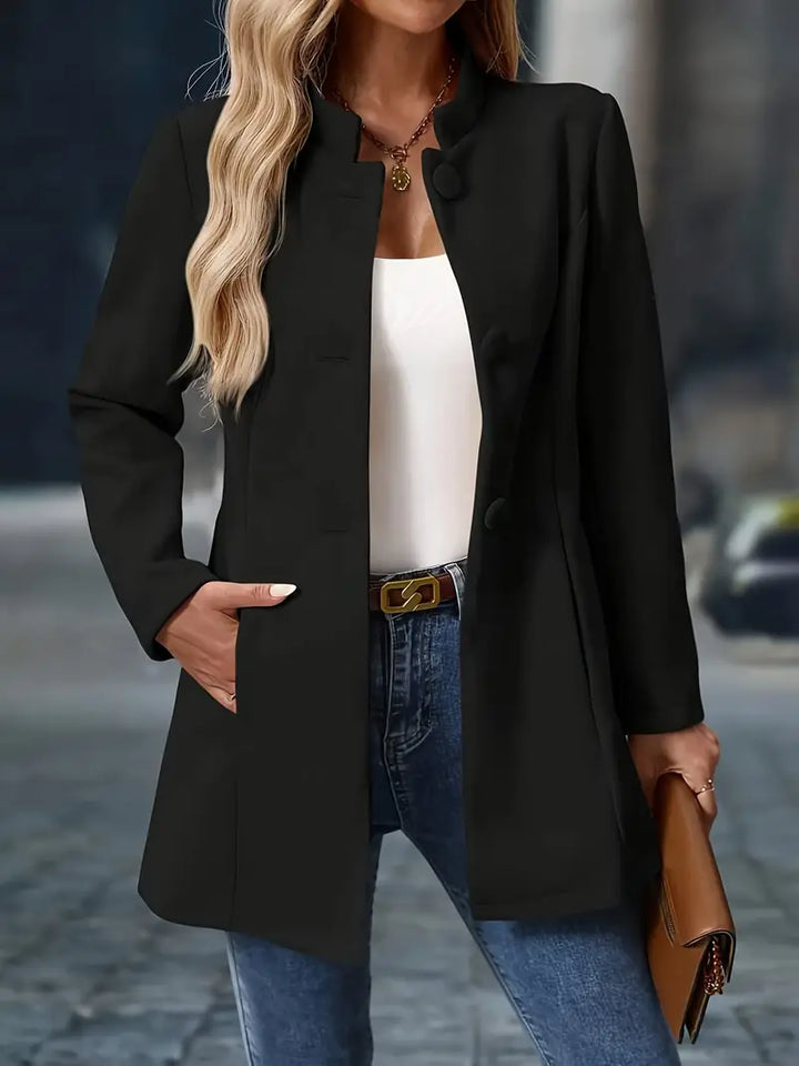 Camilla | Elegant Stand-Collar Coat