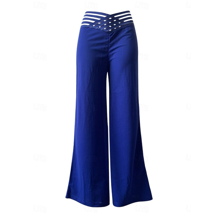 Hazel | High-Waisted Wide-Leg Trousers