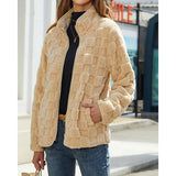 Farrah | Cozy Textured Zip-Up Jacket