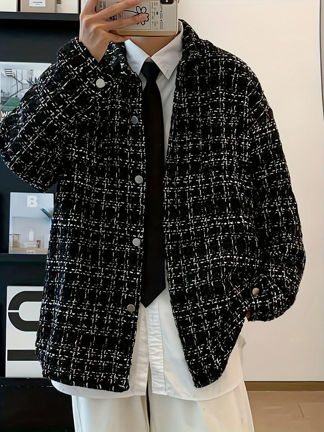 Hugh | Refined Plaid Shirt Jacket