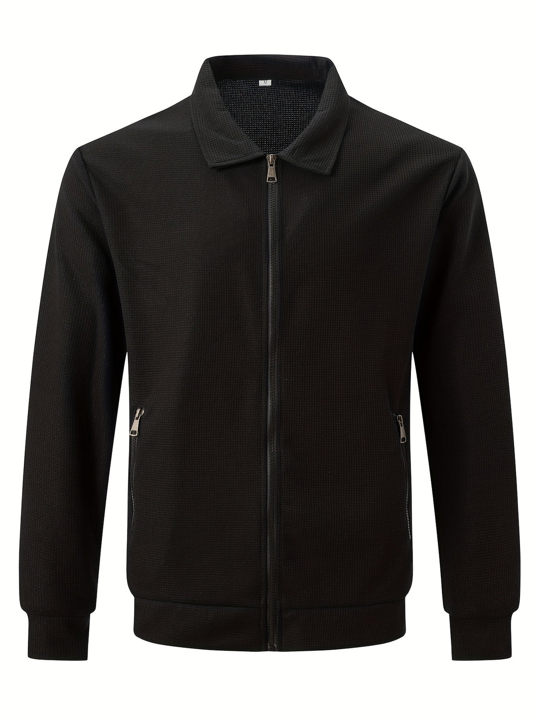 Charles | Textured Full-Zip Jacket