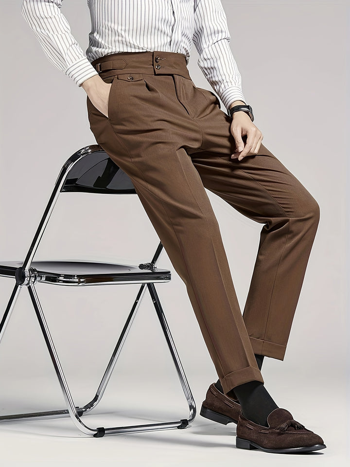 Ellis | Tailored Single-Pleat Trousers