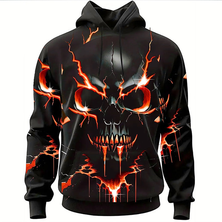 Ronan | Bold Halloween Skull Hoodie