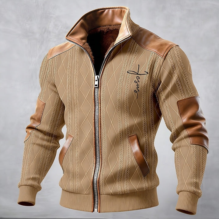 Baxter | Contrast Stand-Collar Jacket