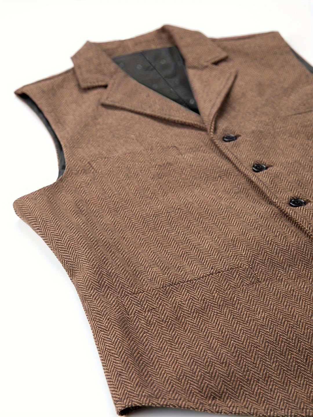 Ambrose | Herringbone Tailored Waistcoat