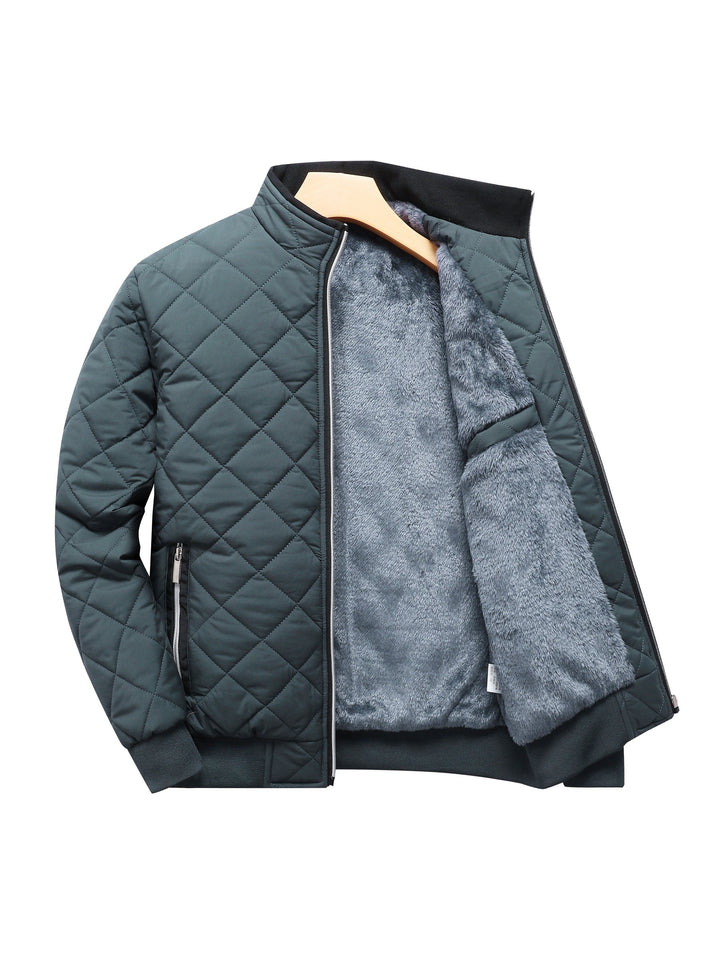 Winston | Quilted Fleece-Lined Bomber Jacket