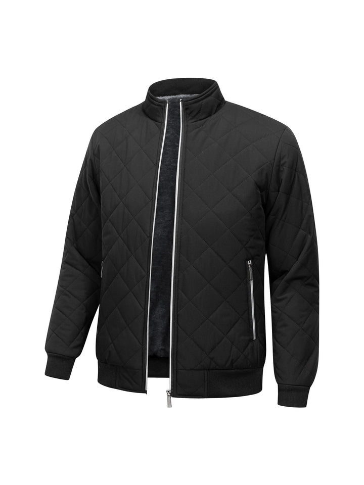 Winston | Quilted Fleece-Lined Bomber Jacket
