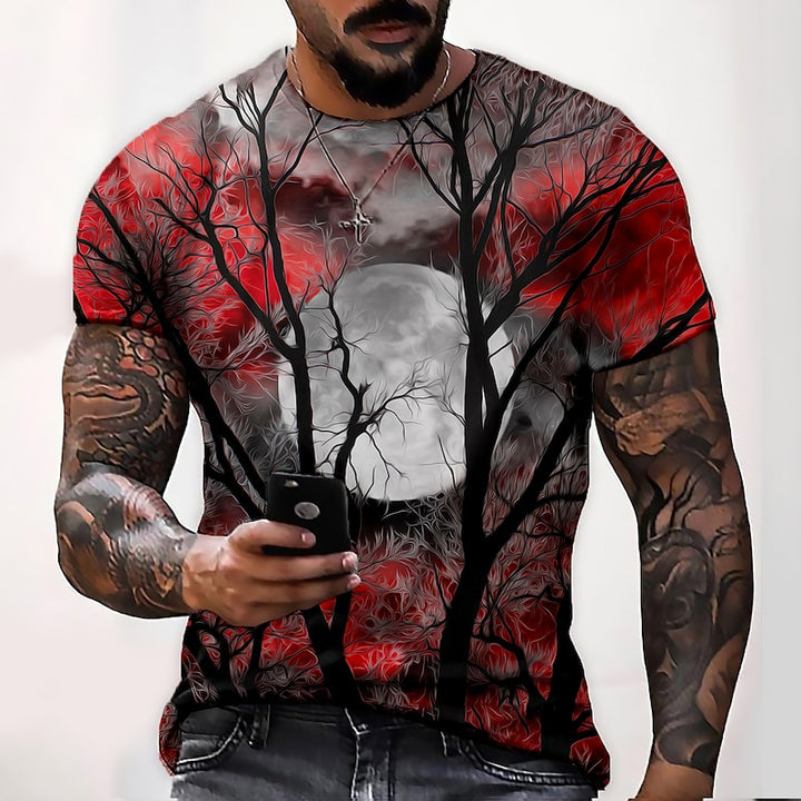 Xavier | Halloween Moonlit Forest Graphic T-Shirt
