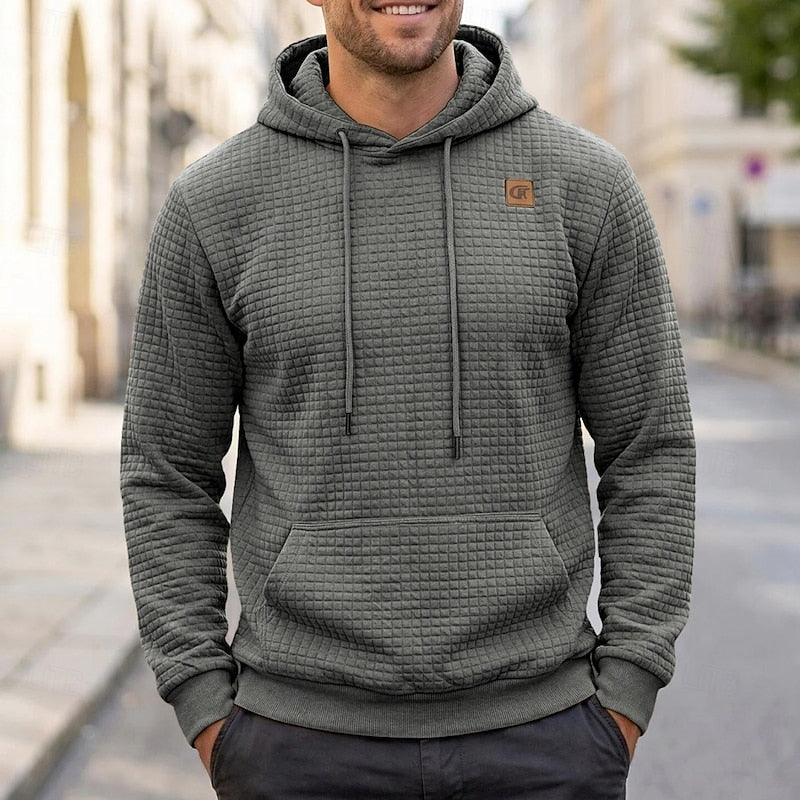 Colton | Textured Hooded Pullover