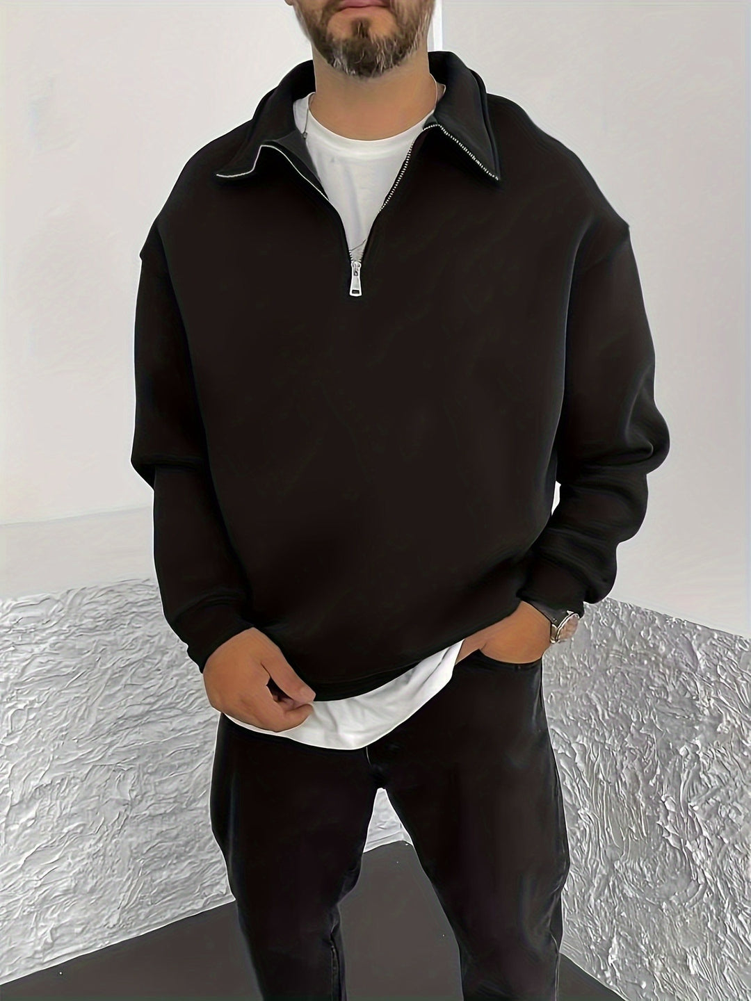Hayden | Refined Half-Zip Sweatshirt