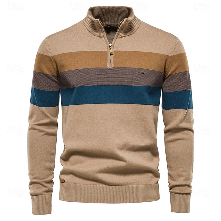 Edgar | Quarter-Zip Knit Sweater