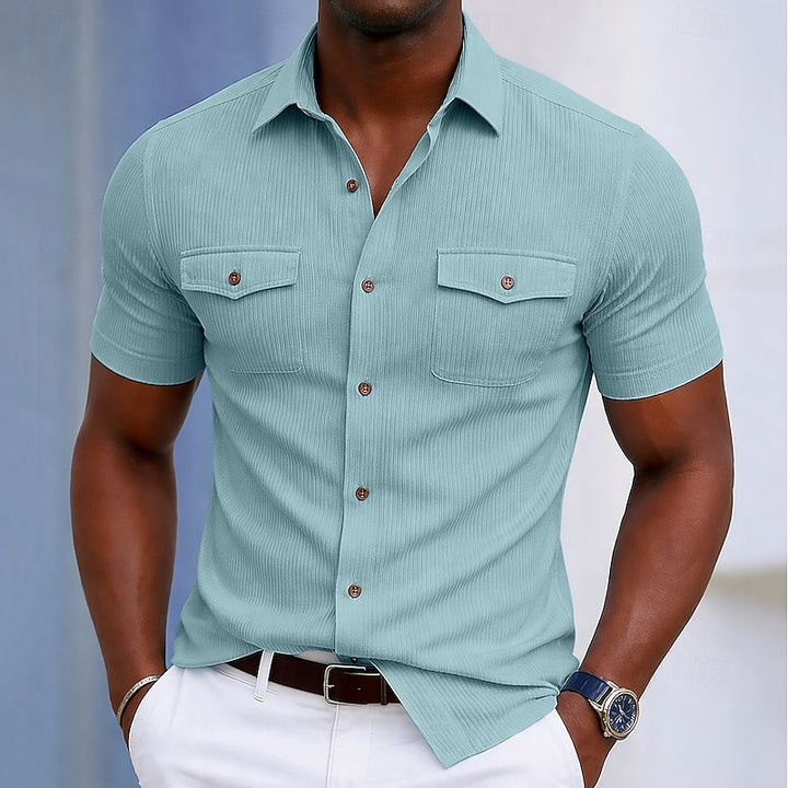 Hayden | Textured Short-Sleeve Shirt