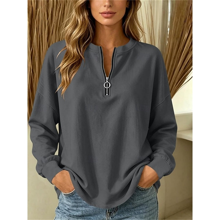 Bonnie | Quarter-Zip Long Sleeve Top