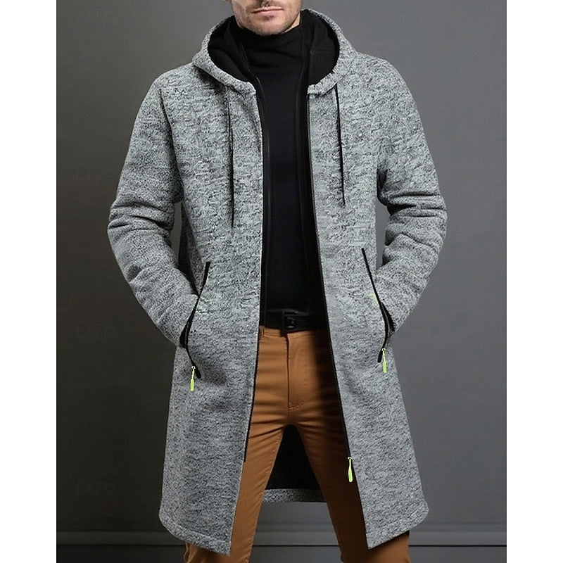 Grayson | Hooded Long-Line Coat