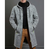 Grayson | Hooded Long-Line Coat