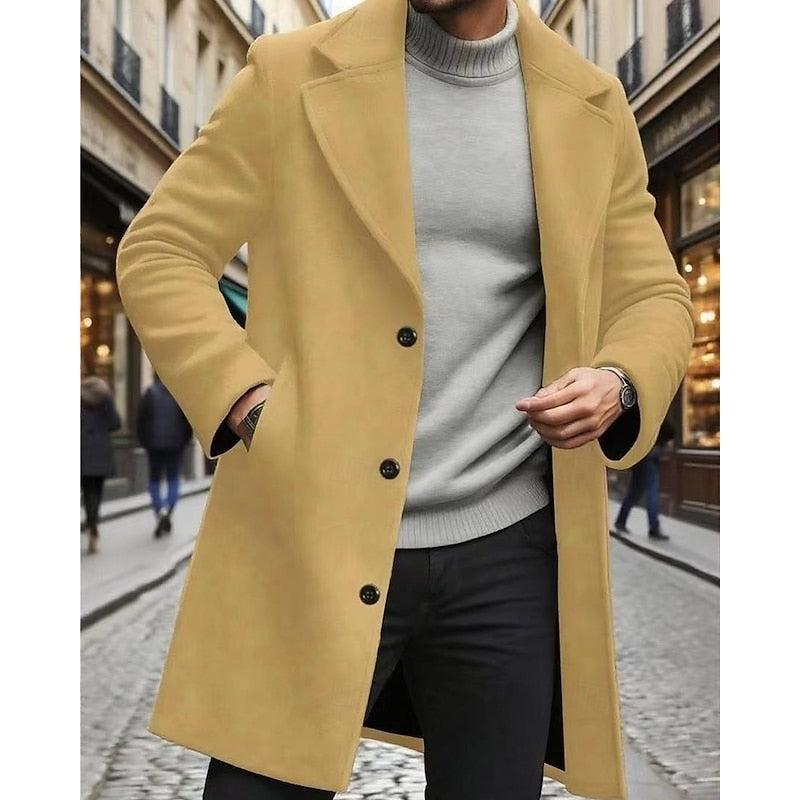 Victor | Tailored Long Overcoat