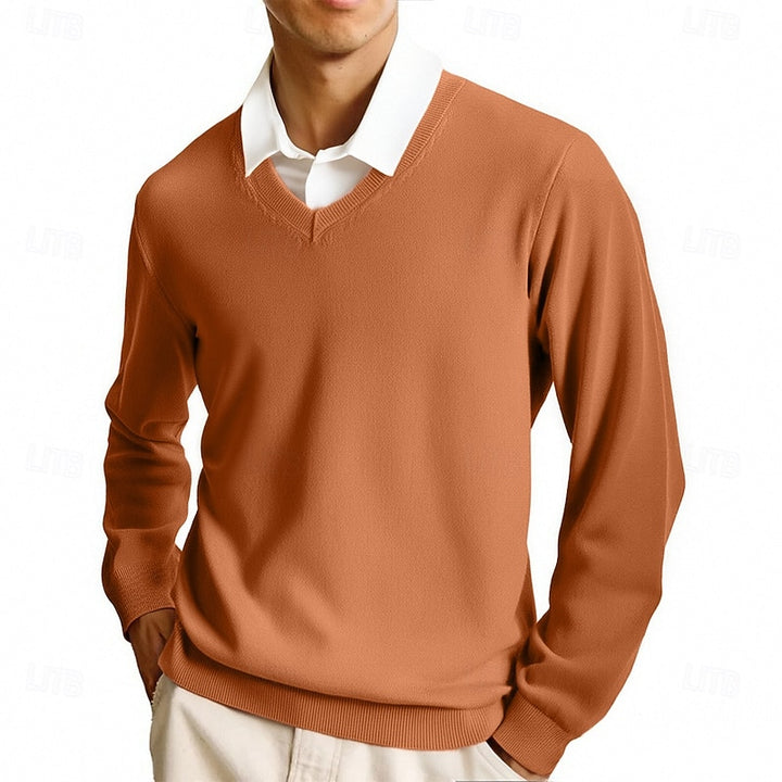 Calvin | Refined V-Neck Sweater