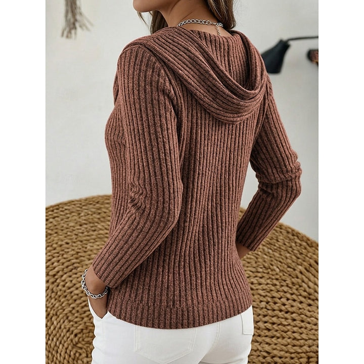 Thea | Cowl Neck Ribbed Sweater
