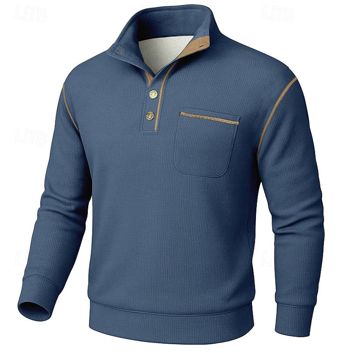 Russell | Refined Button-Up Pullover