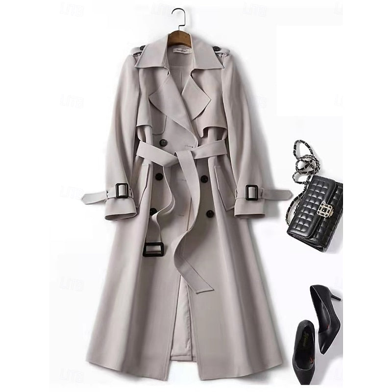 Vivienne | Belted Longline Trench Coat