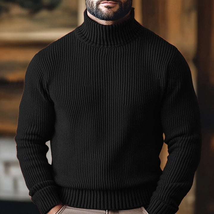 Oscar | Ribbed Turtleneck Sweater