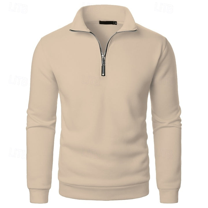Gilbert | Quarter-Zip Stand-Collar Sweatshirt
