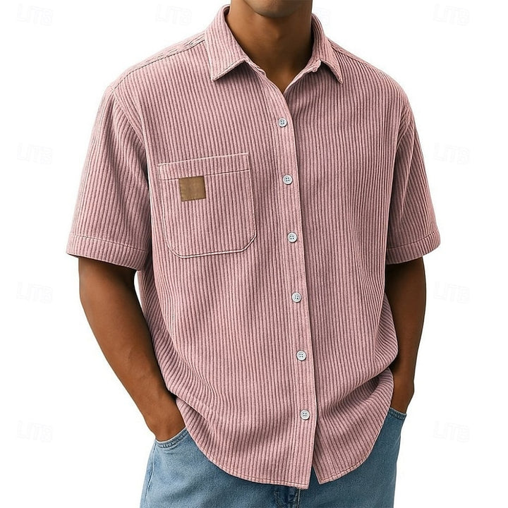 Rhys | Textured Short-Sleeve Shirt