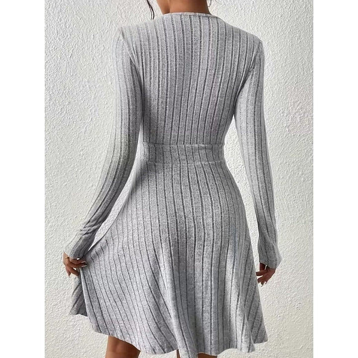 Serena | Elegant Wrap-Front A-Line Dress