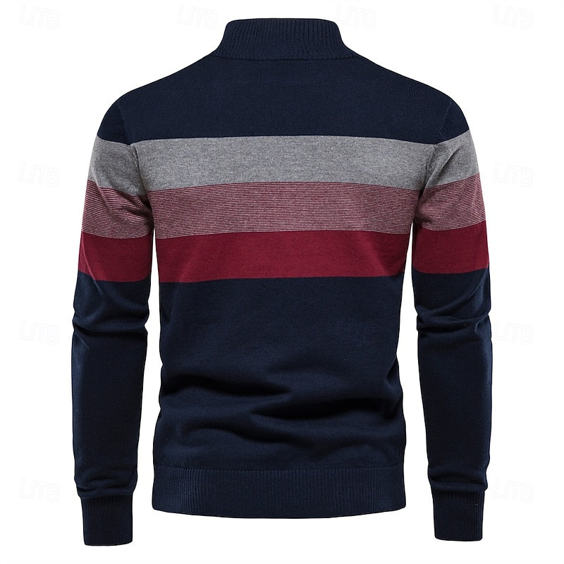 Edgar | Quarter-Zip Knit Sweater