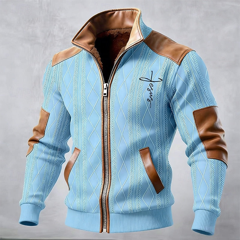 Baxter | Contrast Stand-Collar Jacket