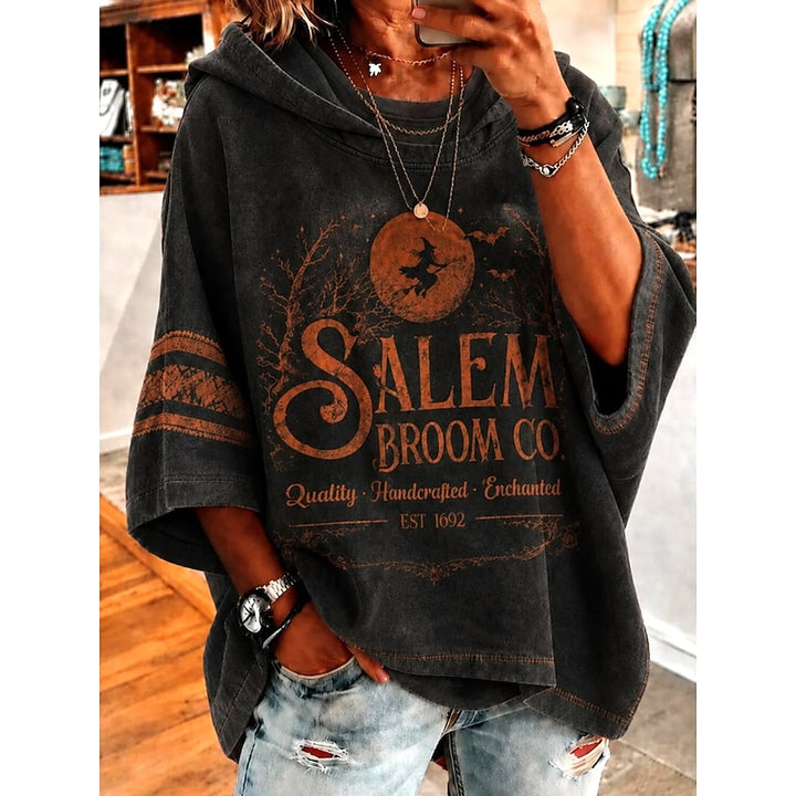 Sloane | Halloween Graphic Hooded Sweatshirt