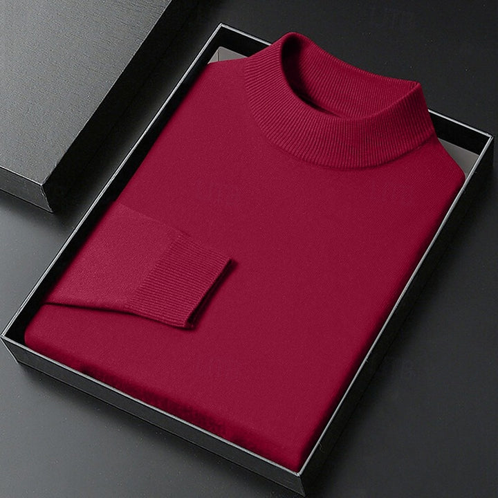 Gavin | Refined Mock Neck Sweater