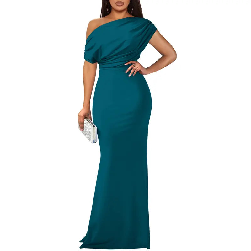 Rose | Elegant Off Shoulder Evening Dress