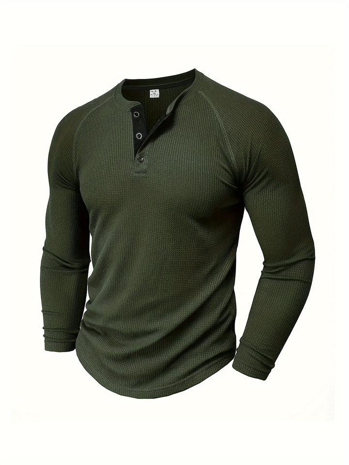 Jasper | Classic Button-Placket Henley