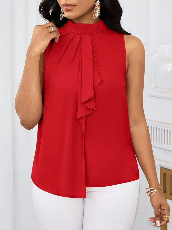 Colleen | Bow-Tie Sleeveless Blouse