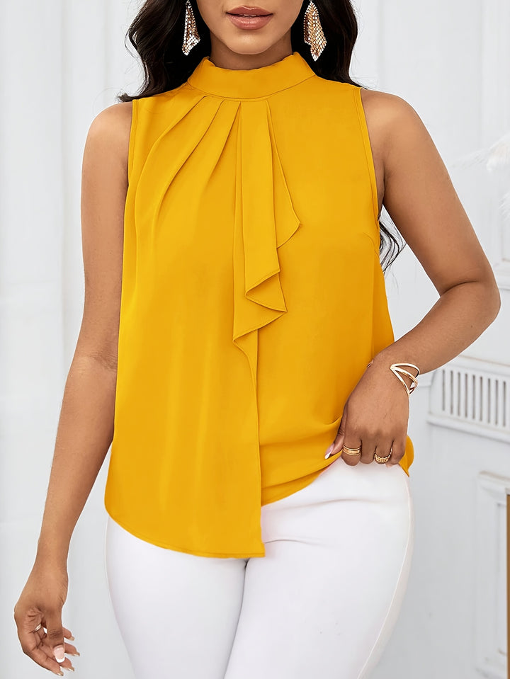 Colleen | Bow-Tie Sleeveless Blouse