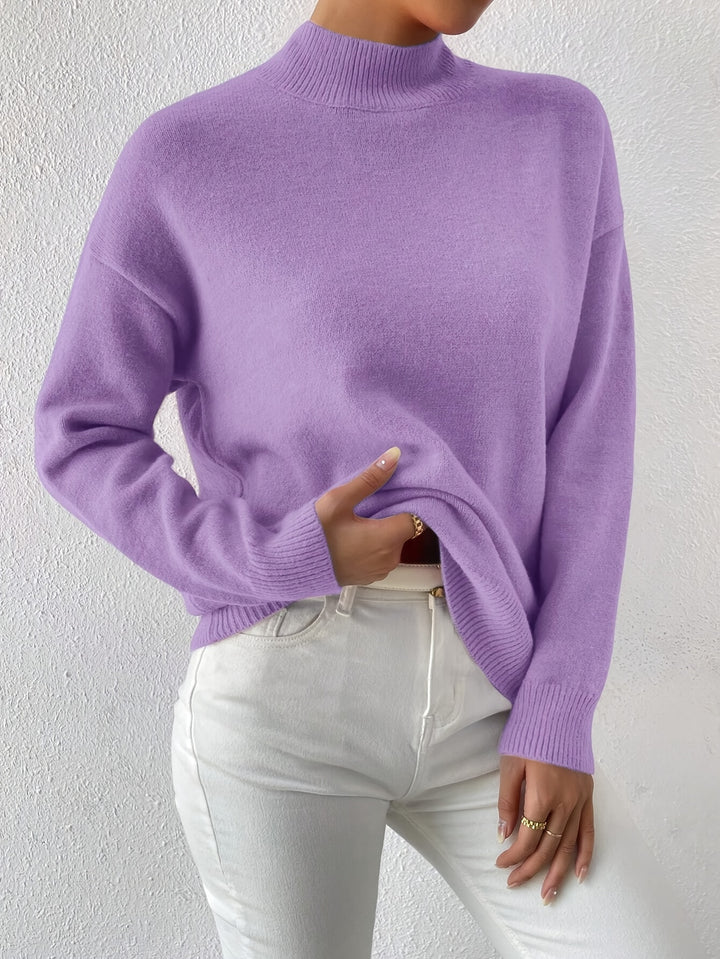 Annika | Refined Mock Neck Sweater