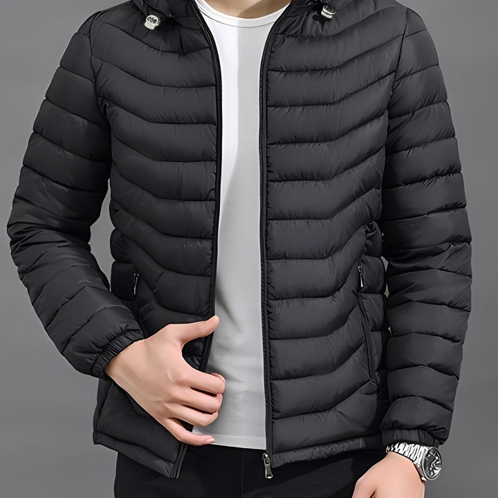 Silas | Hooded Quilted Puffer Jacket