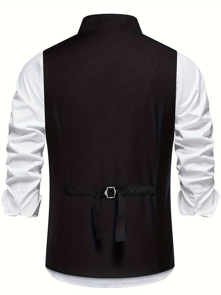Jasper | Slant-Button Notch Lapel Vest