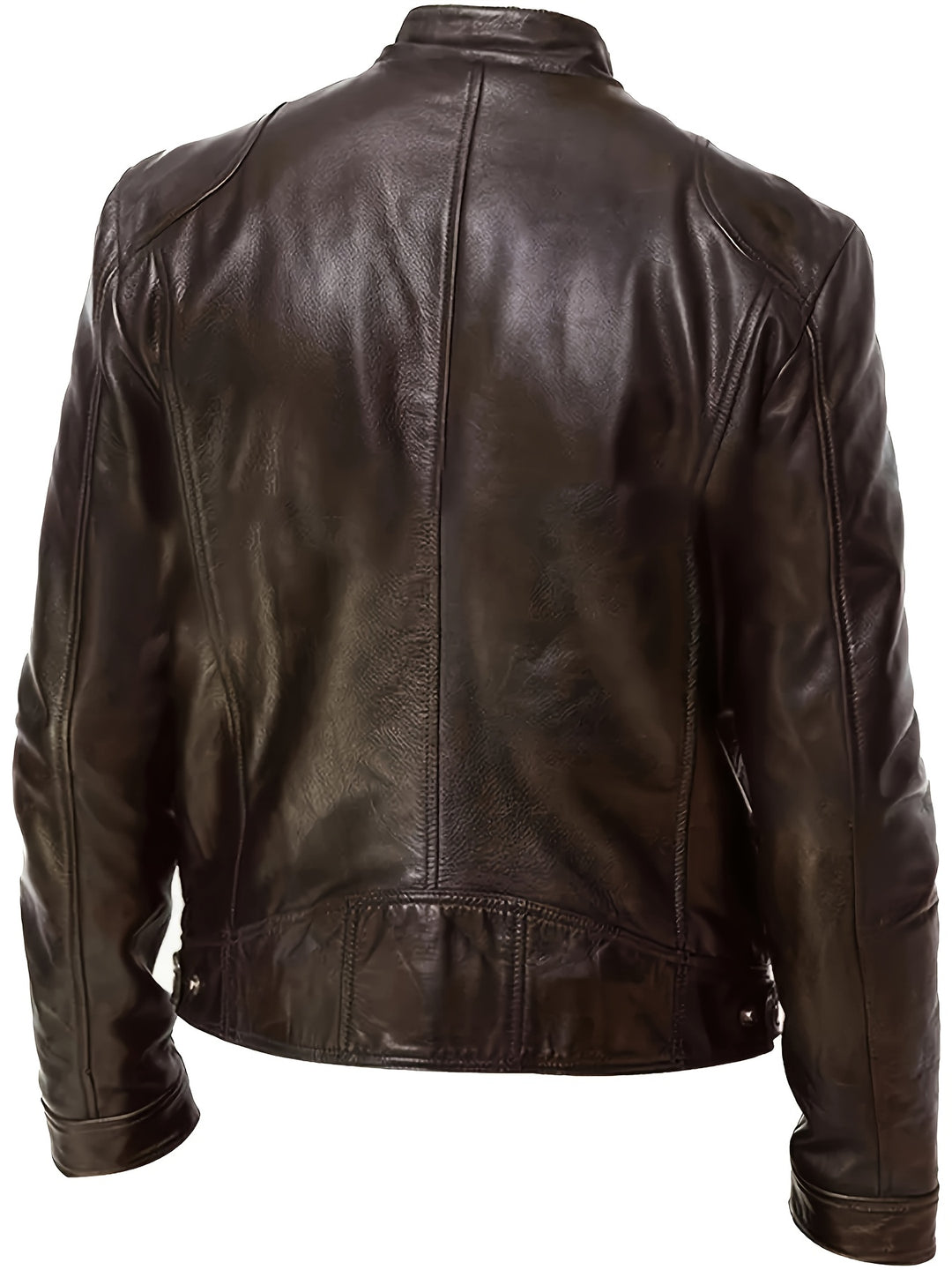 Bruno | Classic Stand-Collar Moto Jacket