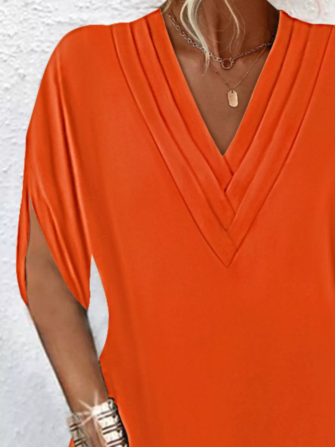 Emery | Classic V Neck Mini Dress