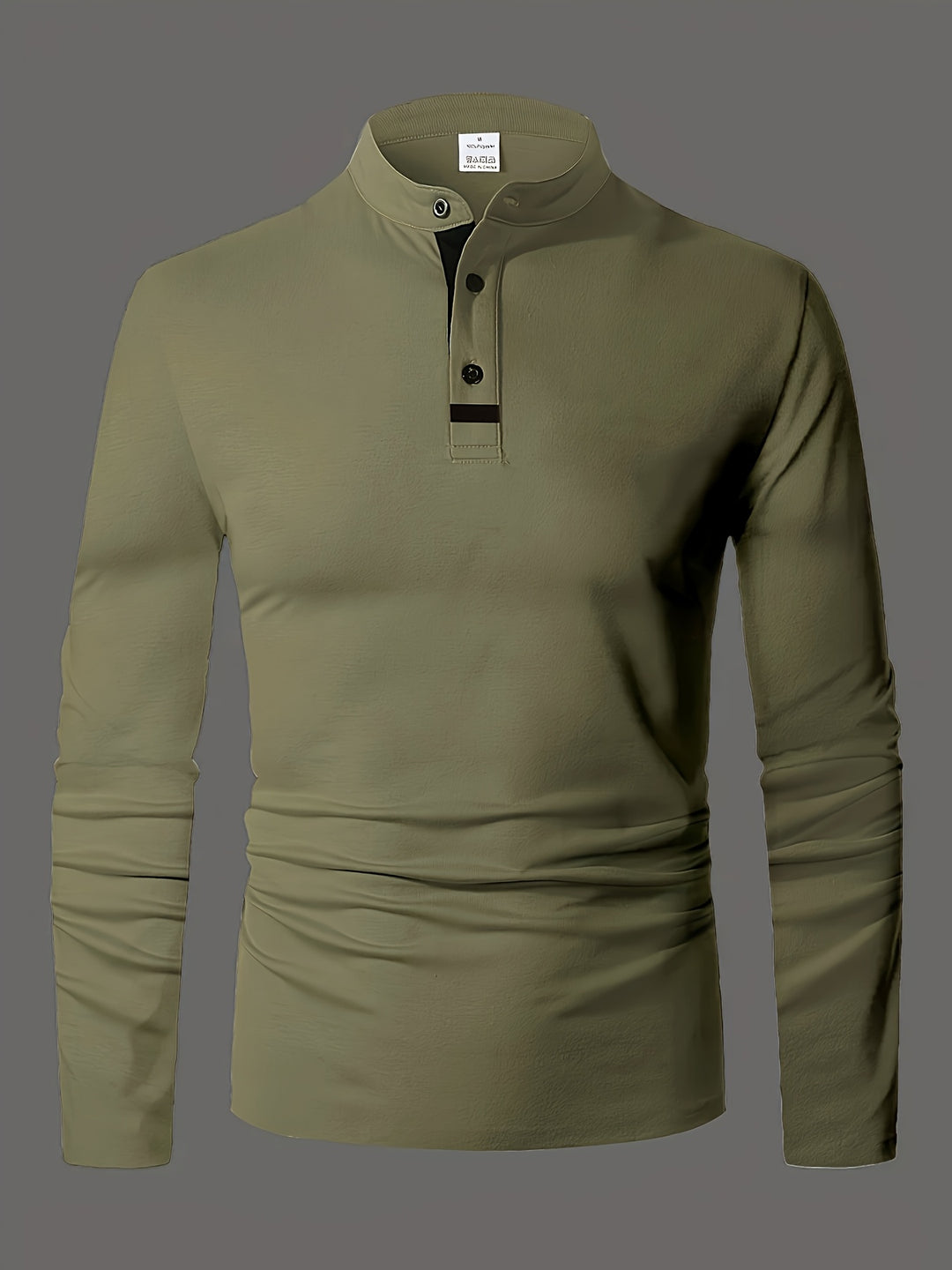Gareth | Refined Long-Sleeve Henley Shirt