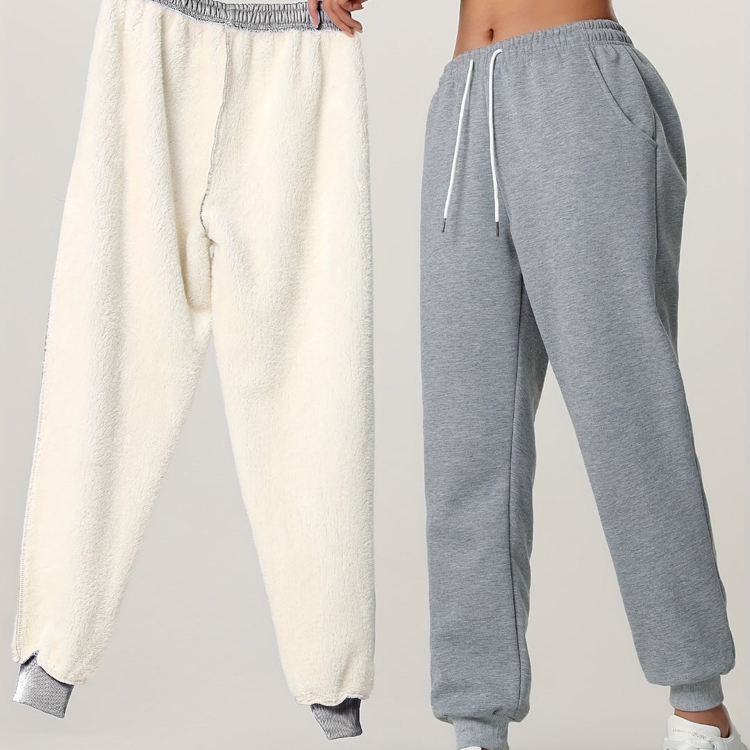 Heather | Cozy Cuffed Lounge Joggers