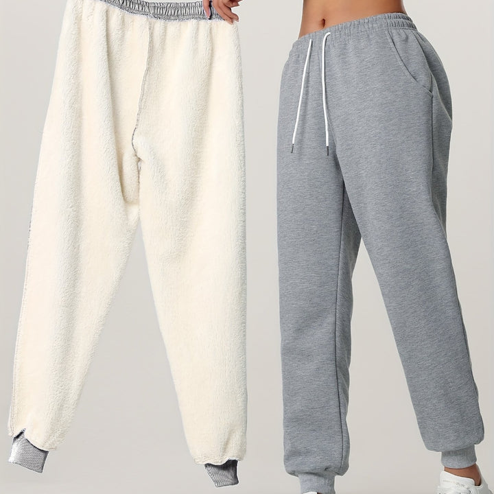 Heather | Cozy Cuffed Lounge Joggers