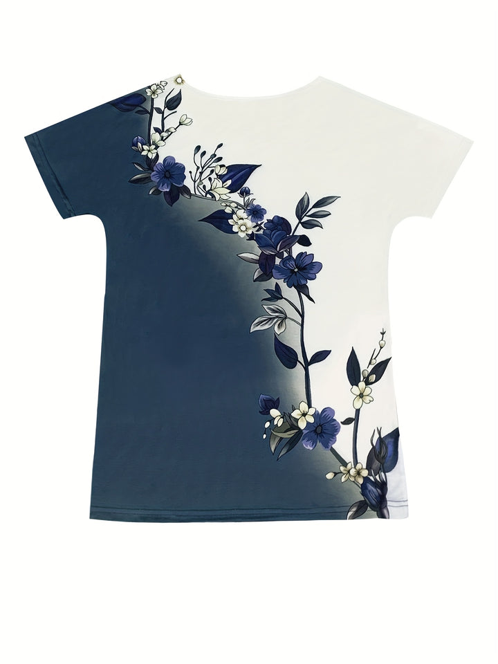 Meredith | Floral Gradient Top
