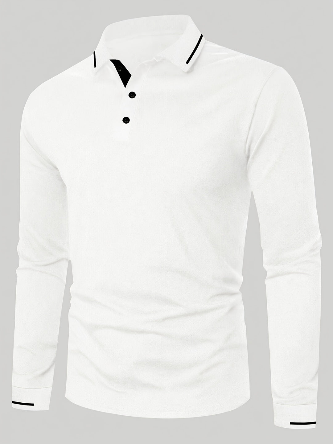 Emerson | Refined Long-Sleeve Polo Shirt