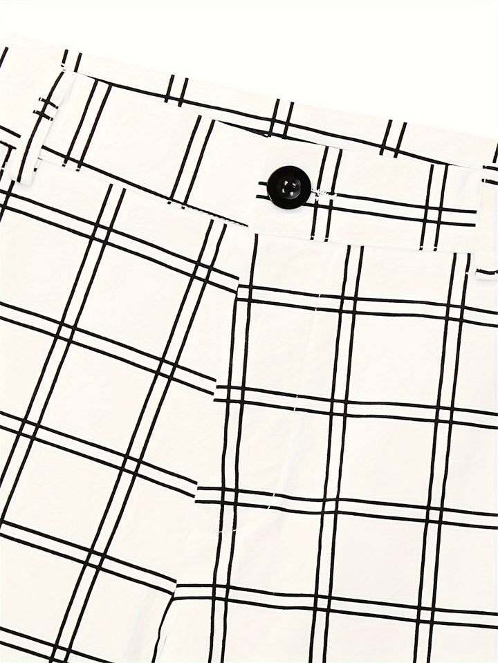 Percy | Refined Checked Trousers