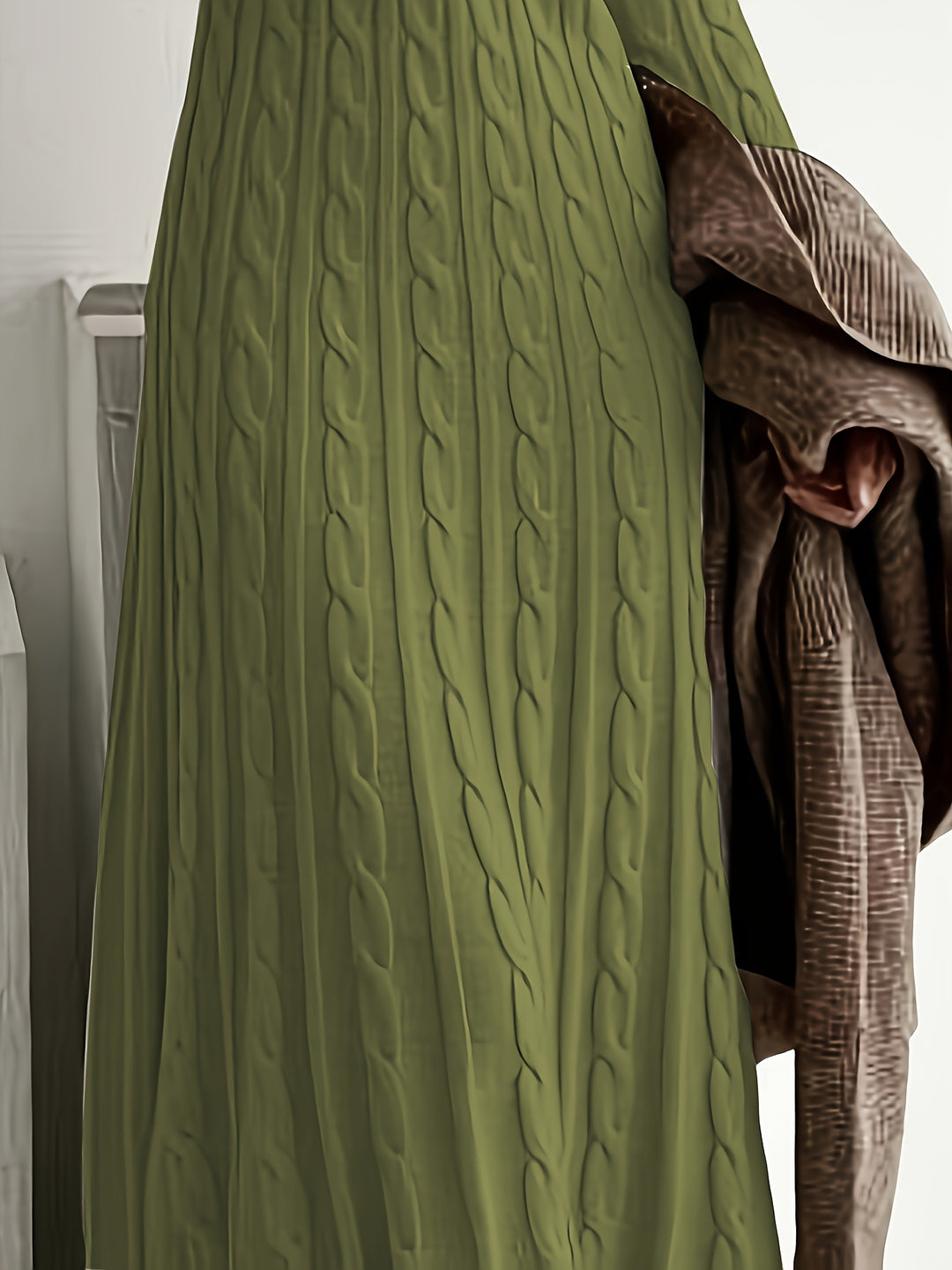 Gemma | Textured Knit Maxi Dress