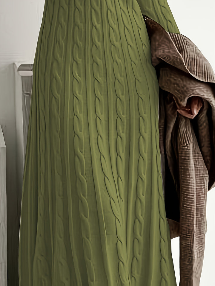 Gemma | Textured Knit Maxi Dress