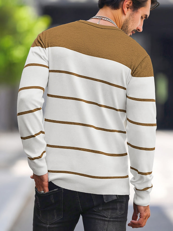 Bennington | Classic Striped Crew Neck Sweater